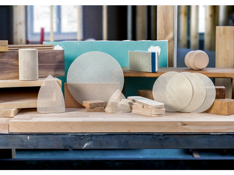 5-delni komplet brusnih mrež Bosch EXPERT M480 za ekscentrične brusilnike, 150mm, Zrnatost: 120, 2608900691